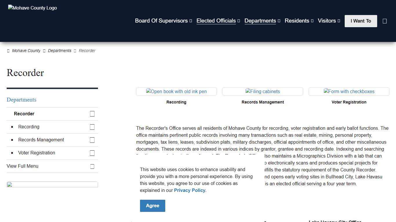 Recorder Mohave County